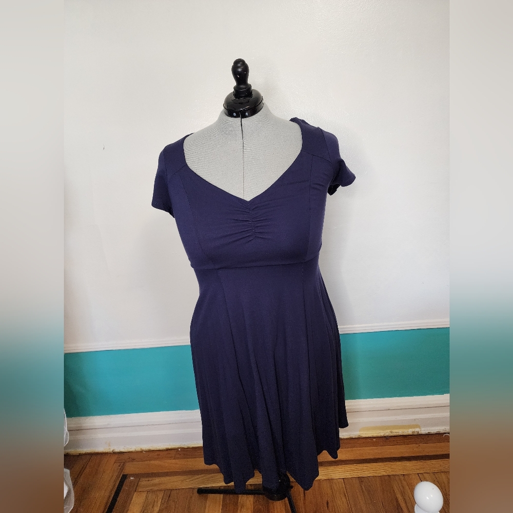 Torrid Navy Blue Skater Dress